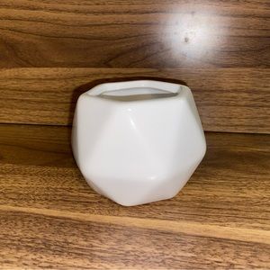 Geometric Floral Container